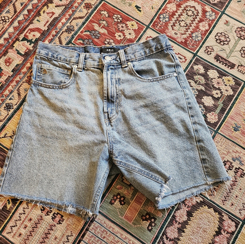 Able Denim Cutoff Shorts